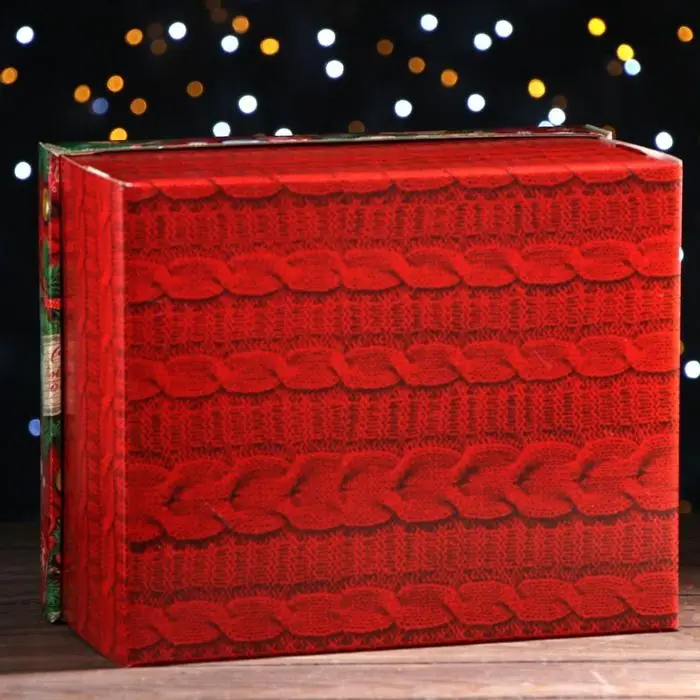 Складная коробка «С новым годом!», 31.2×25.6×16.1 см