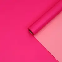 Плёнка для цветов двухцветная, барби - розовый, 50 см &times; 10 м &plusmn;5%