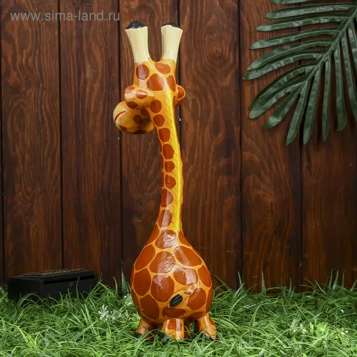 Сувенир дерево "Жираф-толстячок" 40х12х9 см