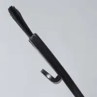 Кисть для окрашивания волос с фиксатором, 21&times;5.5(&plusmn;1) см, чёрная