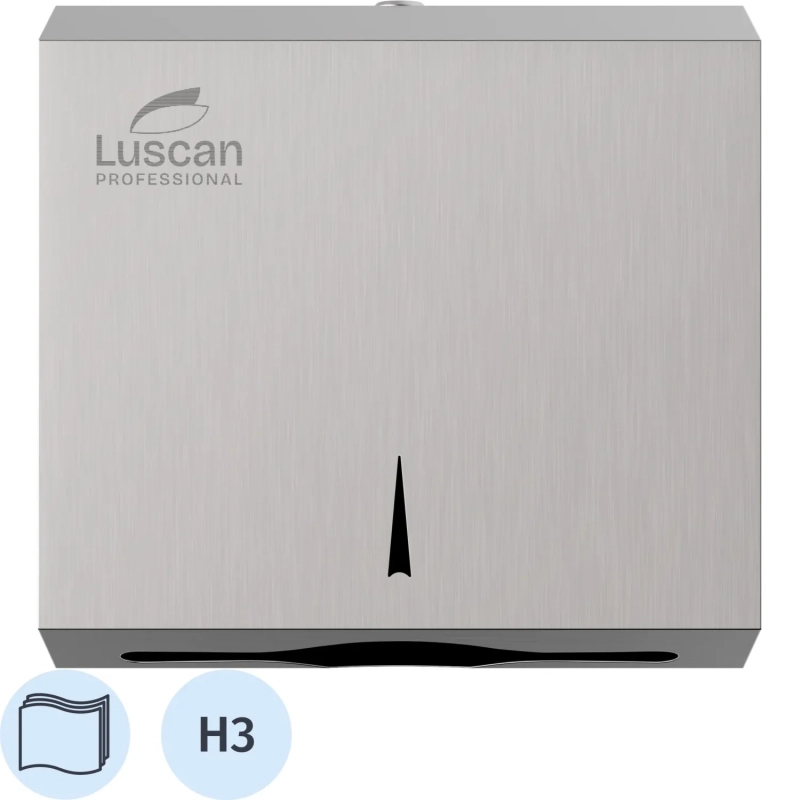 Диспенсер для полотенец лист Luscan Professional Vслож металл