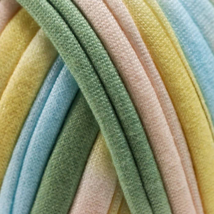 Пряжа трикотажная 95% хлопок, 5% эластан Пряжа трикотажная 95% хлопок, 5% эластан "Lentino Melange" 100 гр 30 м цвет 19