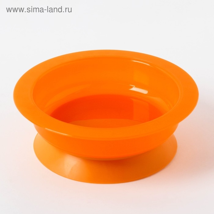 Тарелка детская на присоске, глубокая, 470 мл, от 5 мес., цвета МИКС, 400 мл, 17,5х17,5х4,3 Тарелка детская на присоске, глубокая, 470 мл, от 5 мес., цвета МИКС, 400 мл, 17,5х17,5х4,3