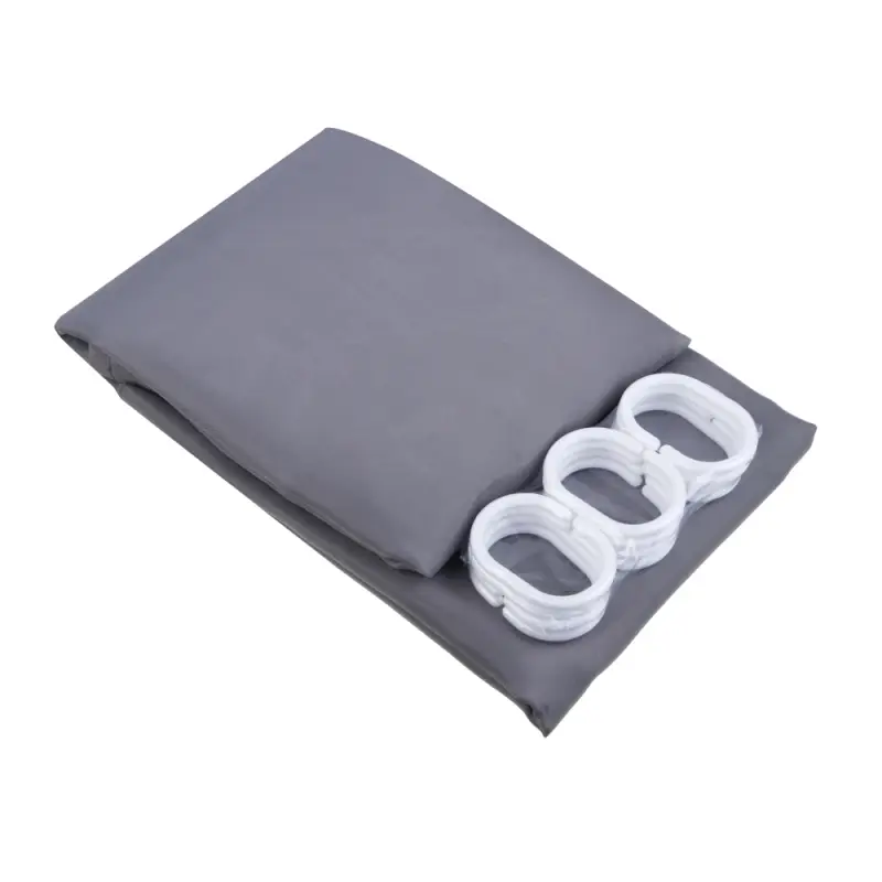 Шторка для ванной тм VETTA Ромбы, с утяжелителем, полиэстер 80 г/м2, 180x180 см, 3 цвета