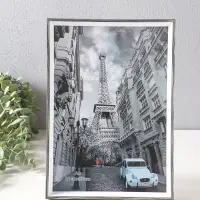 Фоторамка пластик формат А4 "Данте" чёрный состаренный 31х21,8х2,5 см