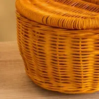 Корзина для пикника, 25&times;22&times;28 см, ротанг