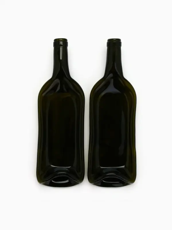 Тарелка бутылка, сервировочная, набор 2 шт.