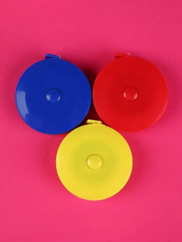 Сантиметровая лента-рулетка портновская, 150 см (см/дюймы), цвет МИКС, цена за 1 штуку Сантиметровая лента-рулетка портновская, 150 см (см/дюймы), цвет МИКС, цена за 1 штуку