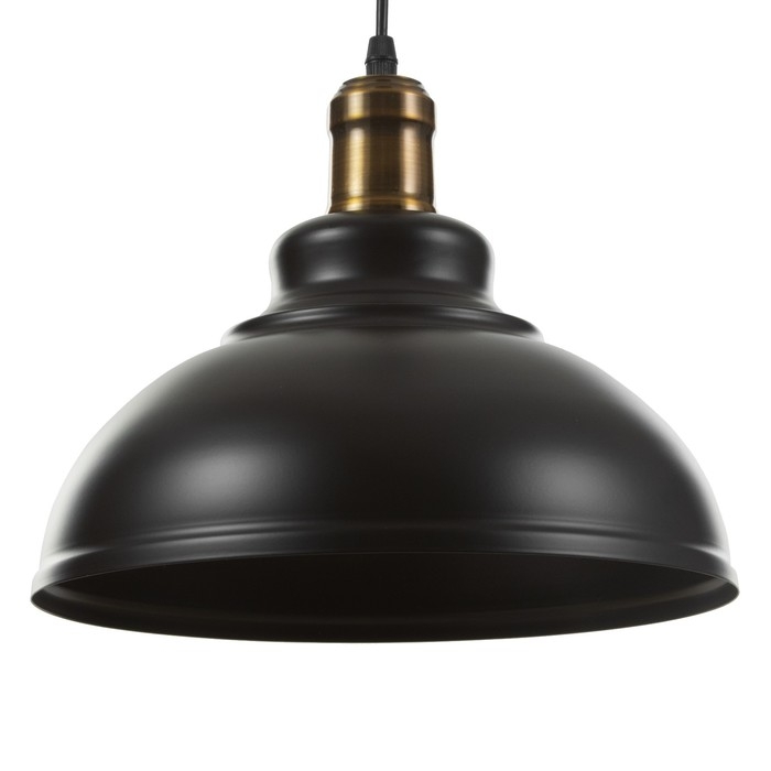 Светильник BayerLux Подвес "Спул" 1x40Вт E27 черный 29х29х125 см.