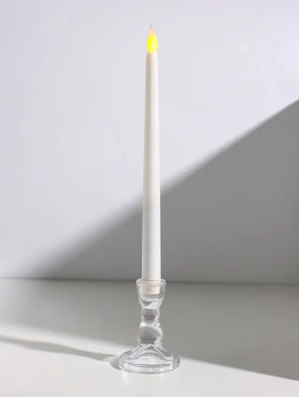 Подсвечник на 1 свечу &laquo;Амфитрита&raquo;, стекло, d=2.2 см, 6.3&times;6.3&times;9 см
