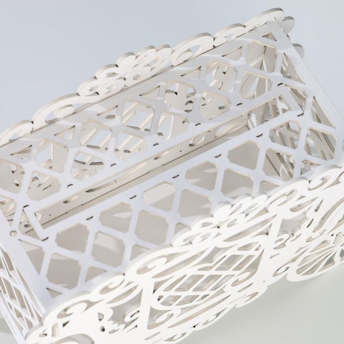 Семейный банк Семейный банк "Карета", белый, сборный, 32,5 х 11,5 х 22,5 см