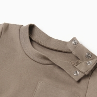 Футболка Крошка, Я BASIC LINE, рост 80-86 см, коричневый