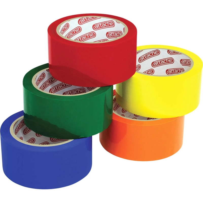 Клейкая лента упаковочная ATTACHE 48мм х 66м 45мкм красный
