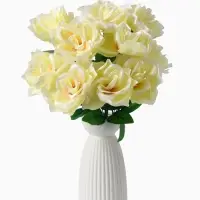 Цветы искусственные &laquo;Роза бежевая&raquo;, h=40 см