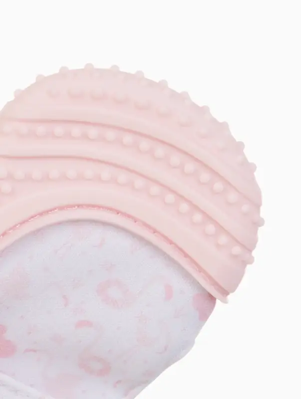 Прорезыватель на ручку для зубов &laquo;Фламинго&raquo;, светло-розовый