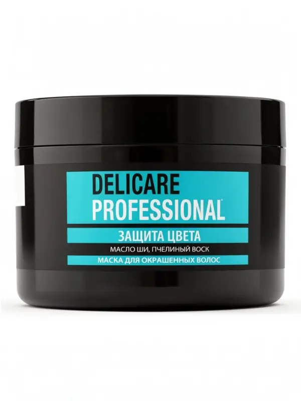 Маска для окрашенных волос Delicare Professional, с пчелиным воском, 500 мл