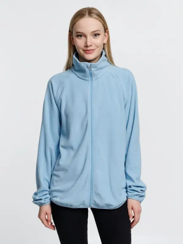 Куртка флисовая унисекс Fliska, голубая, размер M/L Куртка флисовая унисекс Fliska, голубая, размер M/L