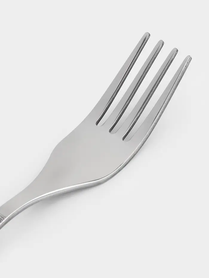 Вилка столовая &laquo;Уралочка&raquo;, длина 19.5 см, толщина 2 мм, нержавеющая сталь, серебристая