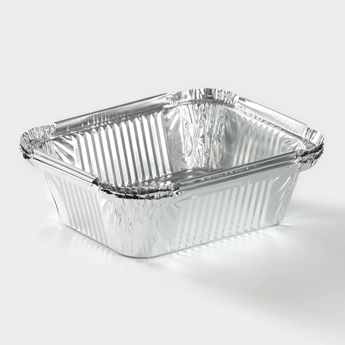 Набор форм из фольги для выпечки и запекания Доляна, 430 мл, 3 шт, 15×12×5 см Набор форм из фольги для выпечки и запекания Доляна, 430 мл, 3 шт, 15×12×5 см