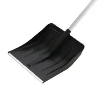 Лопата пластиковая, ковш 410 × 440 мм, с алюминиевой планкой, алюминиевый черенок с V-ручкой, «Метель» Лопата пластиковая, ковш 410 × 440 мм, с алюминиевой планкой, алюминиевый черенок с V-ручкой, «Метель»