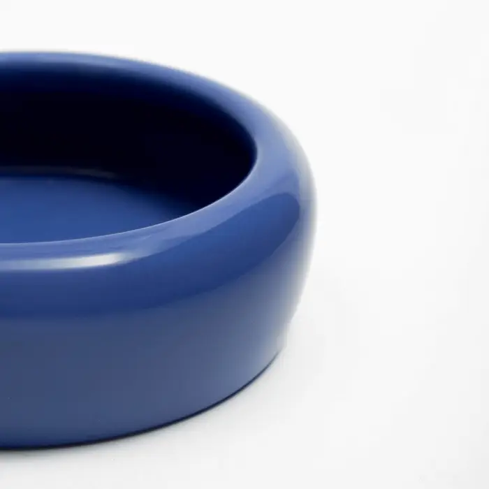 Миска, 100 мл, 10&times;3.2 см, керамика, синяя