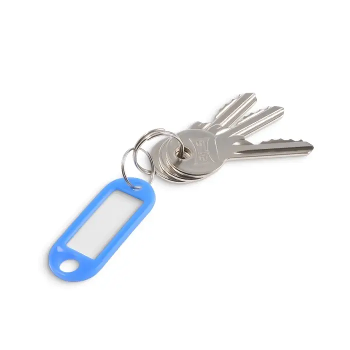 Бирка для ключей АЛЛЮР, пластик, цвет микс