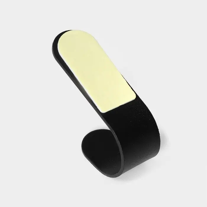 Крючки самоклеящиеся SAVANNA Black Loft, 4 шт., металл, 2.8&times;5.5&times;1.8 см, чёрные