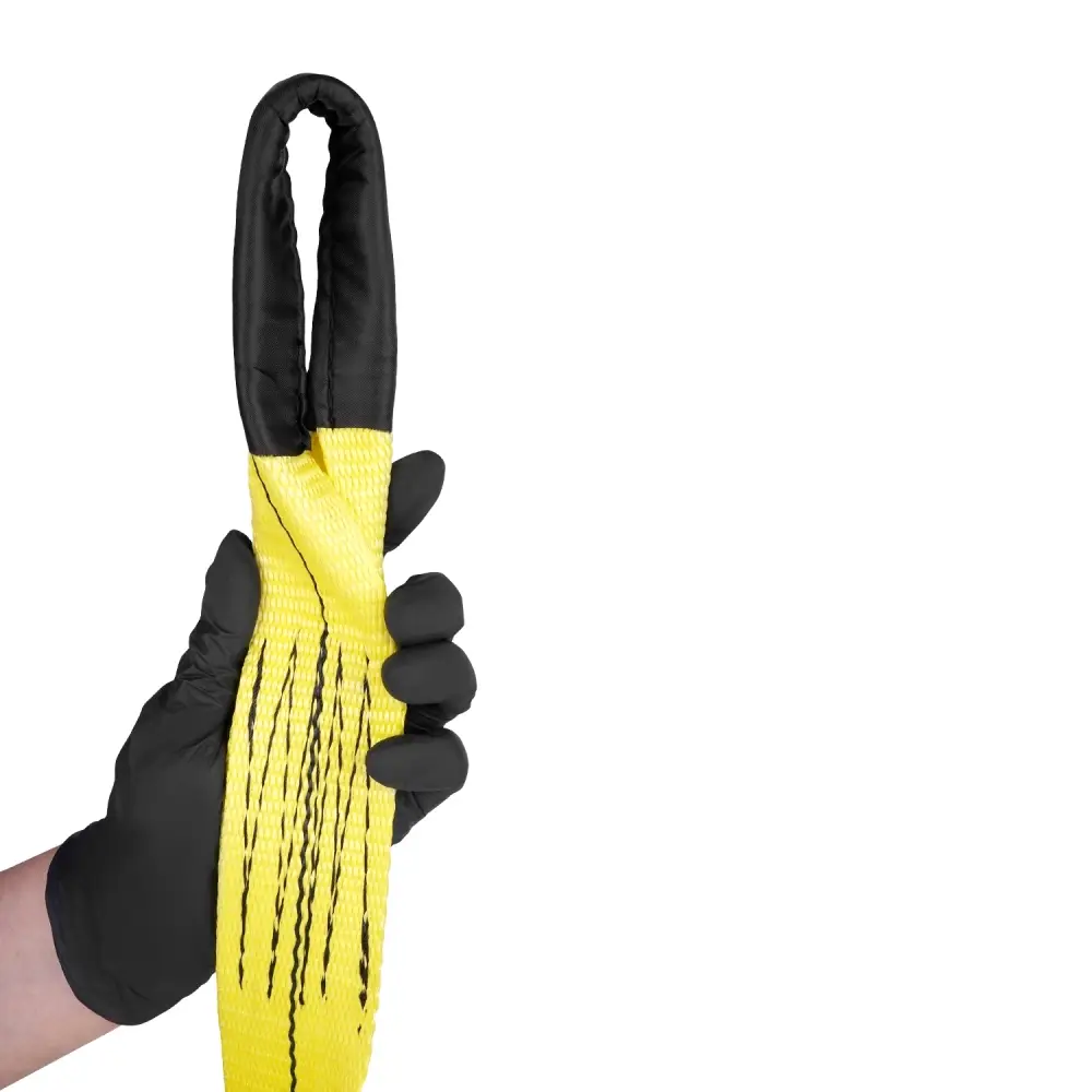 Трос буксировочный (усиленный,цвет-желтый) AVS EXPERT ST-75B 7т 5м.шаклы