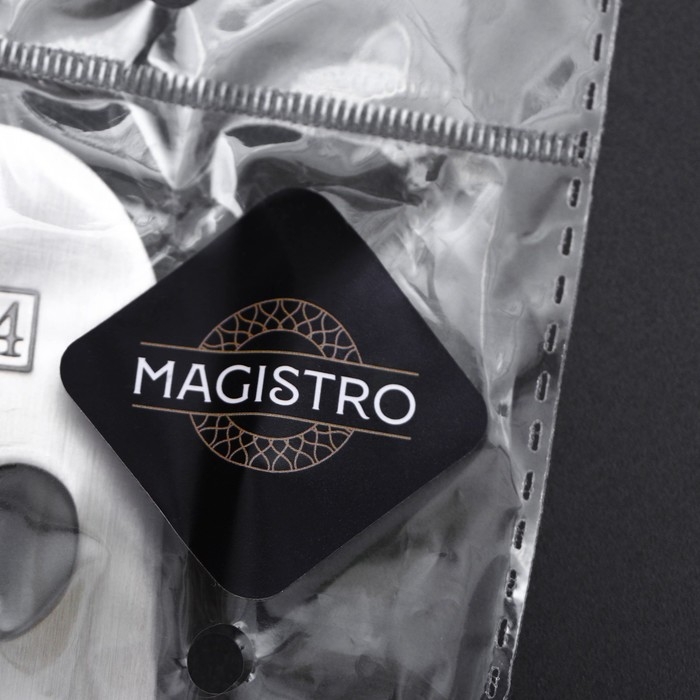 Пресс для чеснока Magistro Steel, 19,5×4,5 см, нержавеющая сталь, цвет серебристый Пресс для чеснока Magistro Steel, 19,5×4,5 см, нержавеющая сталь, цвет серебристый