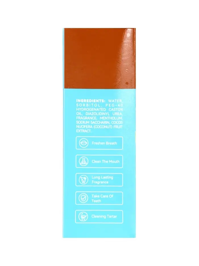 Ополаскиватель для полости рта в стиках со вкусом кокоса, 20 шт. по 10 мл