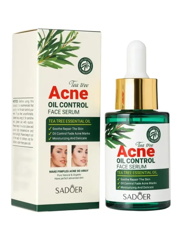 Масло для лица Sadoer с экстрактом чайного дерева,  30 мл