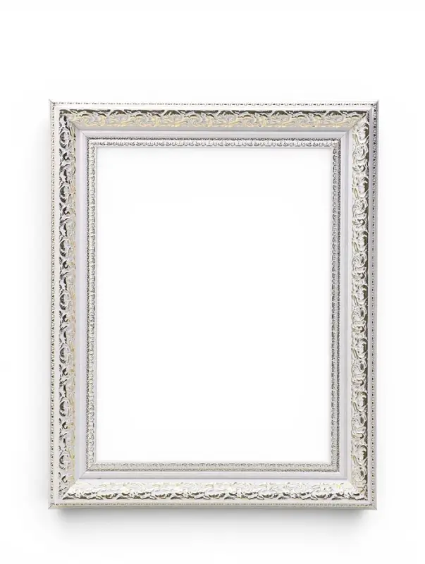 Рама для картин и зеркал Elegance de Lumi, 30&times;40 см, пластик, белая с золотом