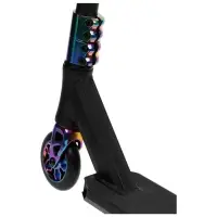 Самокат трюковой GRAFFITI Electric 24, колёса PU 100 мм, SCS компрессия, ABEC 9 Chrome, черный
