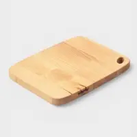 Доска разделочная Классик, пропитана маслом, береза, 24х17х1,8/1,6 см