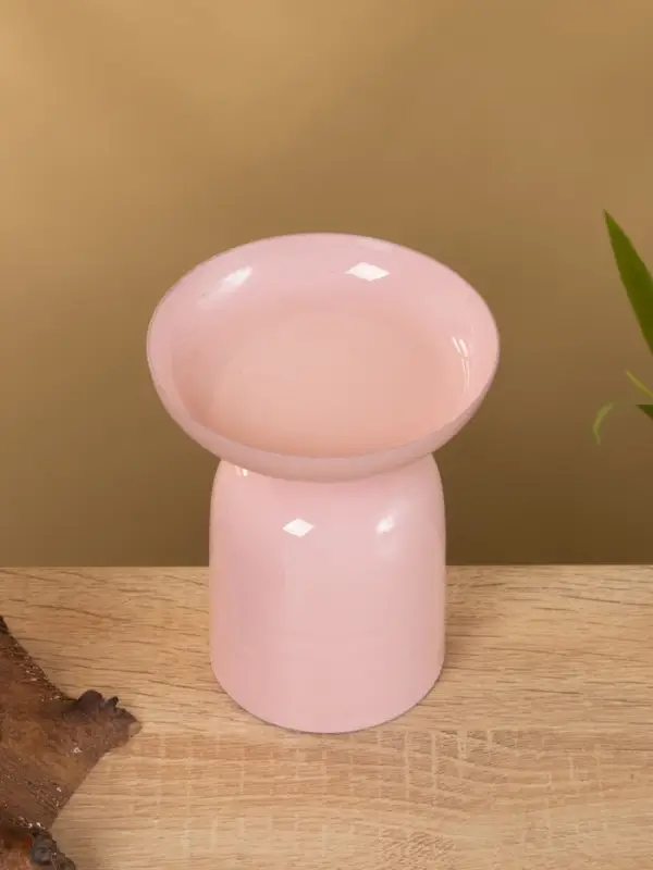 Подсвечник на 1 свечу "Зефир" глянцевый 10х10х13 см