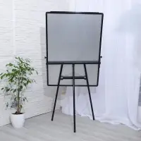 Флипчарт магнитно-маркерный, Calligrata, 70&times;100 см, регулируется по высоте, рамка черная, 2 губки, 4 магнита