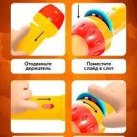 Проектор-фонарик ZABIAKA &laquo;Забавные зверята&raquo;, 2 в 1, цвет МИКС