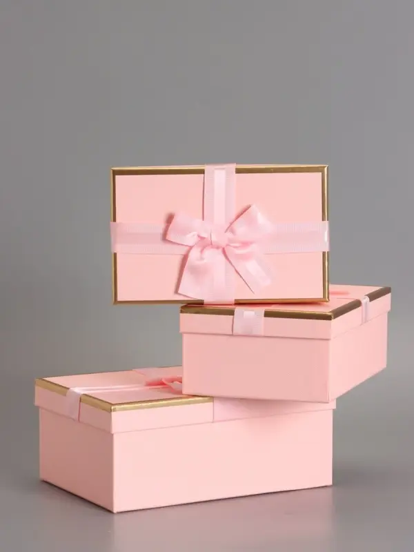 Наборок коробок 3 в 1 прямоугольные 23*16*9.5 21*14*8.0 19*12*6.5 см