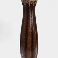 Ваза напольная керамика "Чаиро" 60х16 см, коричневый