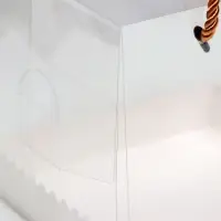 Коробка под рулет, белая 14&times;14&times;14 см