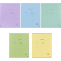 Тетрадь ЛИНИЯ 12л.проз.пласт.обл plastic cover КЛАССИКА NEW ассорти,12-1413