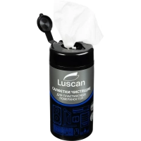 Салфетки д/поверхностей Luscan, туба, пов/пл, 100 шт, 130х150