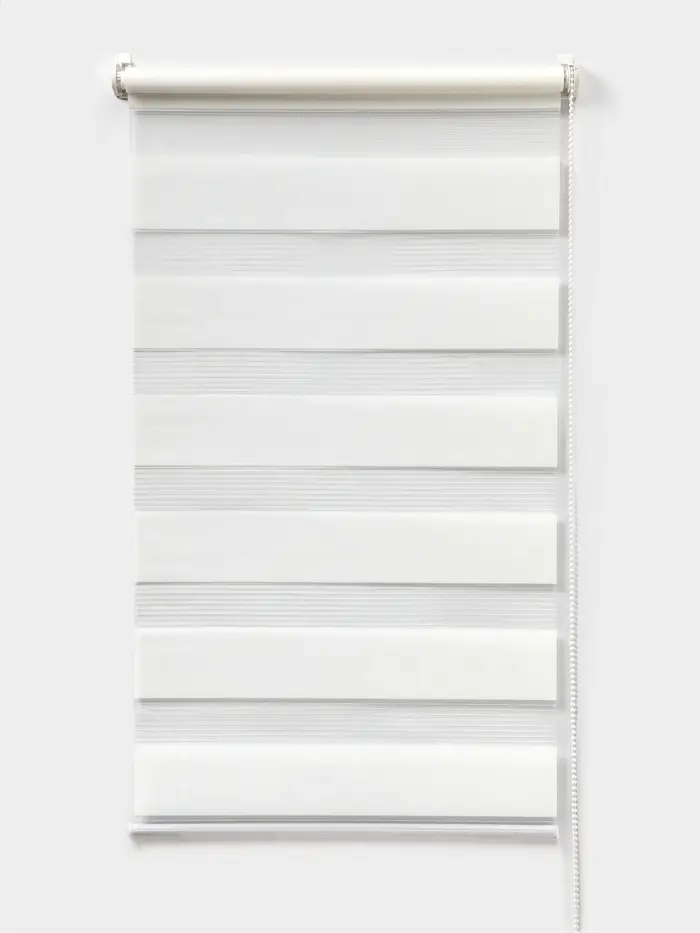 Штора рулонная 50&times;160 см &laquo;День и Ночь&raquo;, по полотну 46&times;160 см, белая