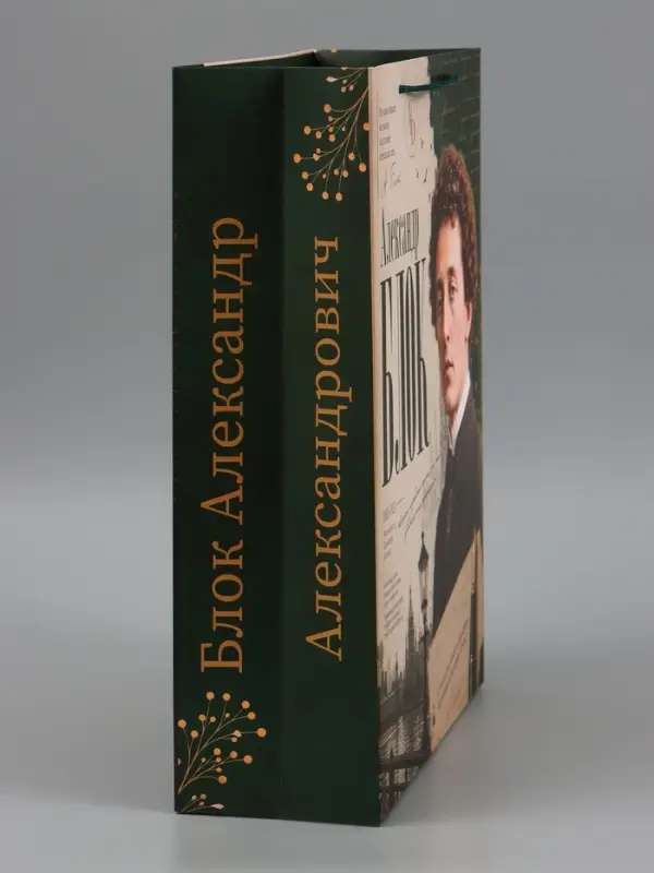 Пакет подарочный &laquo;Блок&raquo;, 31&times;40&times;11.5 см