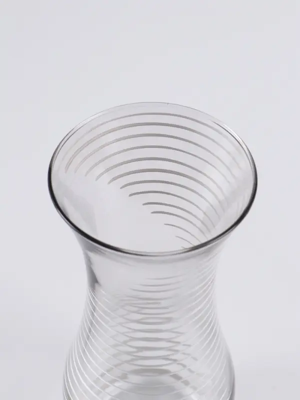 Ваза &laquo;Бриз&raquo;, дымка, h=26 см, стекло, прозрачная