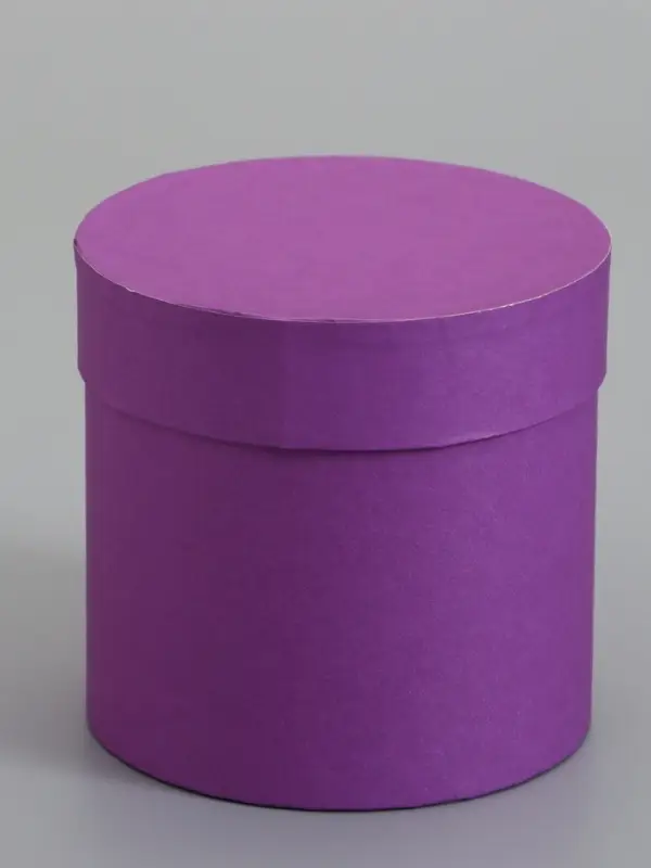 Набор шляпных коробок  4 в 1 "Светлая сирень" 18 &times; 18 ‒14 &times; 14 см