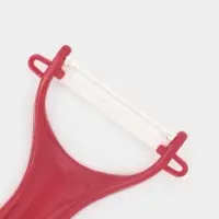 Овощечистка керамическая Доляна &laquo;Солнечная&raquo;, 13 см, красная