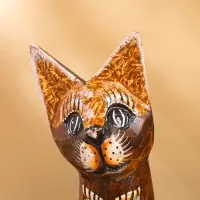 Интерьерный сувенир &laquo;Кошка с совой&raquo;, 30 см
