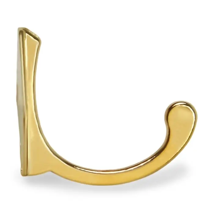Крючок мебельный ТУНДРА TKO026, однорожковый, золото, 20 шт. Крючок мебельный ТУНДРА TKO026, однорожковый, золото, 20 шт.
