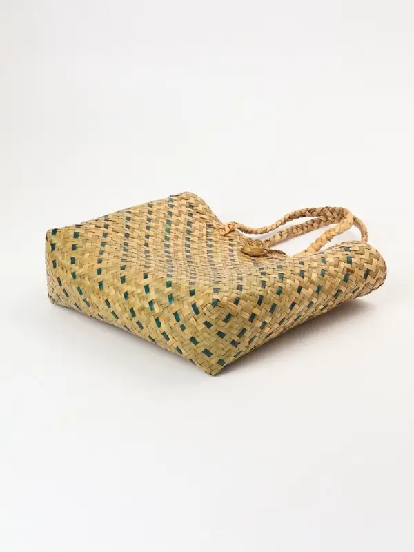 Сумка плетёная из пандана и водного гиацинта, 38&times;14&times;40 см